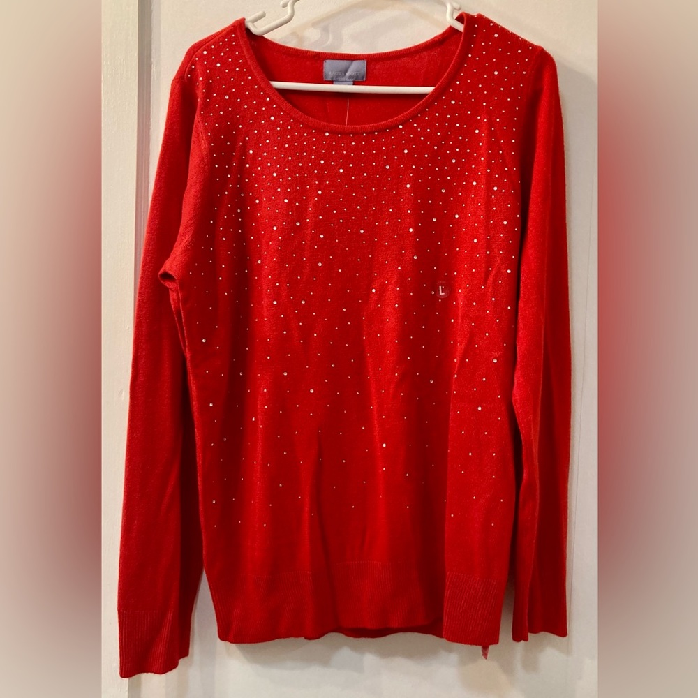 LAURA SCOTT SWEATER SZ L